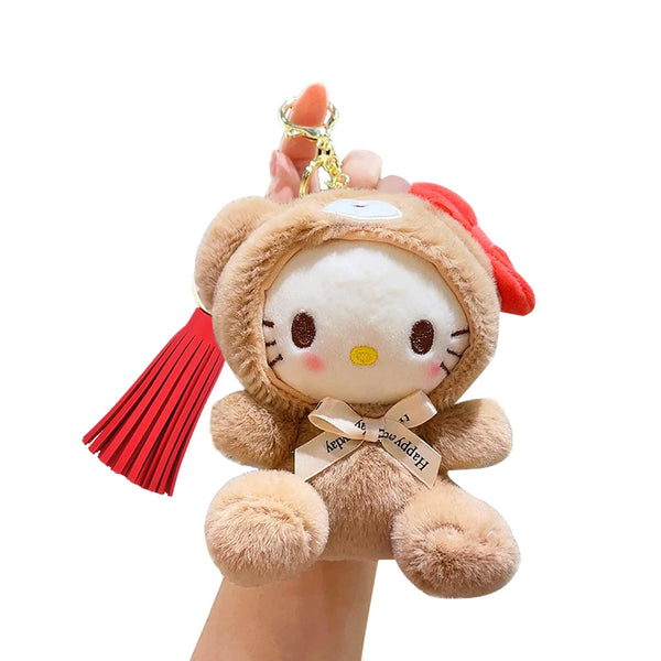 Keylotnal 5″ Plush Anime Character Keychain – Kawaii Bag & Car Charm